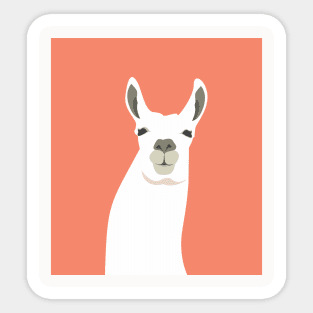 LLAMA PINK Sticker